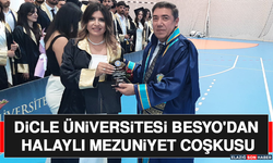 Dicle Üniversitesi BESYO'dan Halaylı Mezuniyet Coşkusu