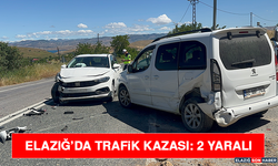 Elazığ’da Trafik Kazası: 2 Yaralı
