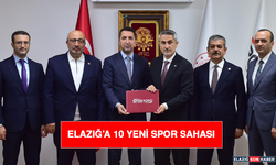 Elazığ’a 10 yeni spor sahası