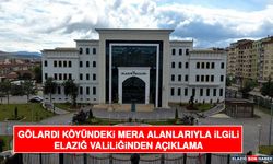 Gölardı Köyündeki Mera Alanlarıyla İlgili Elazığ Valiliğinden Açıklama