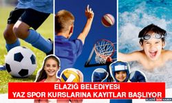 Elazığ Belediyesi Yaz Spor Kurslarına Kayıtlar Başlıyor