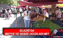 Elazığ’da Meyve ve Sebze Ucuzladı Mı?