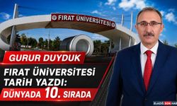 Fırat Üniversitesi Tarih Yazdı: Dünyada 10’uncu Sırada