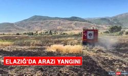 Elazığ’da Arazi Yangını