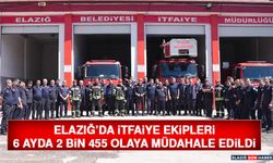 Elazığ’da İtfaiye Ekipleri 6 Ayda 2 Bin 455 Olaya Müdahale Edildi