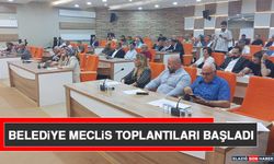 Belediye Meclis Toplantıları Başladı