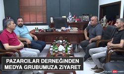 Pazarcılar Derneğinden Medya Grubumuza Ziyaret
