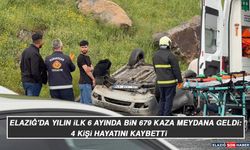 Elazığ'da Yılın İlk 6 Ayında Bin 679 Kaza Meydana Geldi: 4 Kişi Hayatını Kaybetti