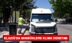Elazığ'da Minibüslere Klima Denetimi