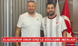 Elazığspor Onur Eriş’le Sözleşme İmzaladı