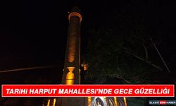 Tarihi Harput Mahallesi'nde Gece Güzelliği