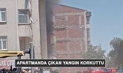 Apartmanda Çıkan Yangın Korkuttu