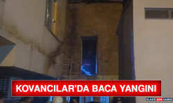 Kovancılar'da Baca Yangını
