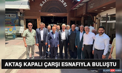 Aktaş Kapalı Çarşı Esnafıyla Buluştu