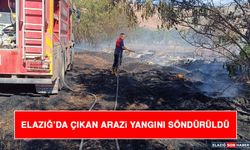 Elazığ’da Çıkan Arazi Yangını Söndürüldü