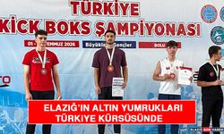 Elazığ’ın Altın Yumrukları Türkiye Kürsüsünde