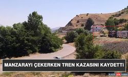 Manzarayı Çekerken Tren Kazasını Kaydetti