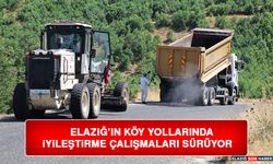 Elazığ’ın Köy Yollarında İyileştirme Çalışmaları Sürüyor