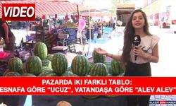 Pazarda İki Farklı Tablo: Esnafa Göre “Ucuz”, Vatandaşa Göre “Alev Alev”