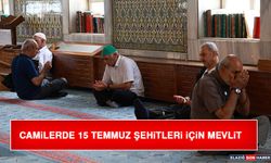 Camilerde 15 Temmuz Şehitleri İçin Mevlit