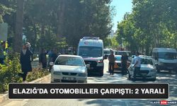 Elazığ'da Otomobiller Çarpıştı: 2 Yaralı