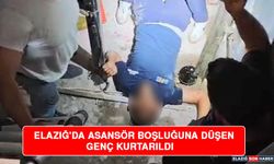 Elazığ'da Asansör Boşluğuna Düşen Genç Kurtarıldı