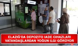 Elazığ'da Depozito İade Cihazları Vatandaşlardan Yoğun İlgi Görüyor