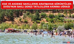 Ege ve Akdeniz Sahillerini Aratmayan Görüntüler: Doğu'nun Saklı Denizi Tatilcilerin Akınına Uğradı