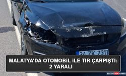 Malatya'da Otomobil İle Tır Çarpıştı: 2 Yaralı