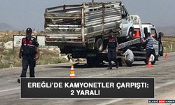Ereğli’de Kamyonetler Çarpıştı: 2 Yaralı