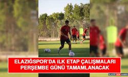 Elazığspor’da İlk Etap Çalışmaları Perşembe Günü Tamamlanacak