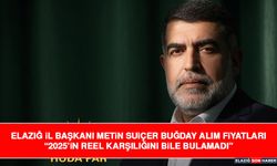 Elazığ İl Başkanı Metin Suiçer Buğday Alım Fiyatları “2025’in Reel Karşılığını Bile Bulamadı”