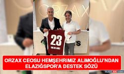 Orzax Ceosu Hemşehrimiz Alimoğlu’ndan Elazığspor’a Destek Sözü