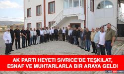 AK Parti Heyeti Sivrice'de Teşkilat, Esnaf Ve Muhtarlarla Bir Araya Geldi
