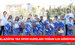 Elazığ'da Yaz Spor Kursları Yoğun İlgi Görüyor