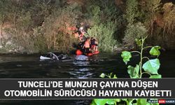 Tunceli'de Munzur Çayı'na Düşen Otomobilin Sürücüsü Hayatını Kaybetti