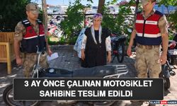 3 Ay Önce Çalınan Motosiklet Sahibine Teslim Edildi