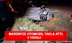 Mardin'de Otomobil Takla Attı: 3 Yaralı