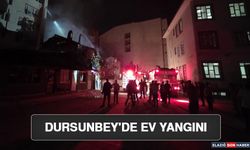 Dursunbey'de Ev Yangını