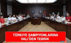 Türkiye Şampiyonlarına Vali’den Tebrik