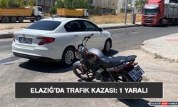 Elazığ'da Trafik Kazası: 1 Yaralı