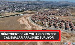 Güneykent Seyir Yolu Projesi'nde Çalışmalar Aralıksız Sürüyor