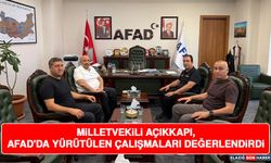 Milletvekili Açıkkapı, Afad'da Yürütülen Çalışmaları Değerlendirdi