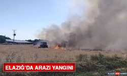 Elazığ’da Arazi Yangını