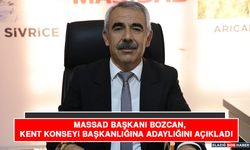 Massad Başkanı Bozcan, Kent Konseyi Başkanlığına Adaylığını Açıkladı