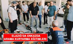 Elazığ’da Enkazda Arama Kurtarma Eğitimleri