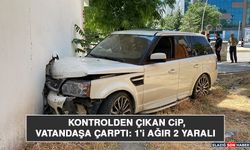 Kontrolden Çıkan Cip, Vatandaşa Çarptı: 1'i Ağır 2 Yaralı