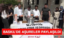 Baskil’de Aşureler Paylaşıldı