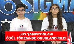 LGS Şampiyonları Ödül Töreninde Onurlandırıldı