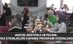AGD'de Sertifika Heyecanı: Yaz Etkinlikleri Kapanış Programı Düzenlendi